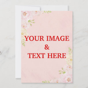 Personalizado personalizado Su propia invitación f