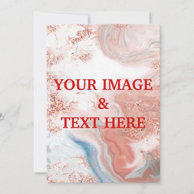 Personalizado personalizado Su propia invitación f (Anverso)