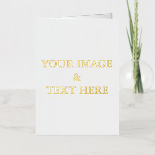 Personalizado personalizado Su tarjeta de felicita