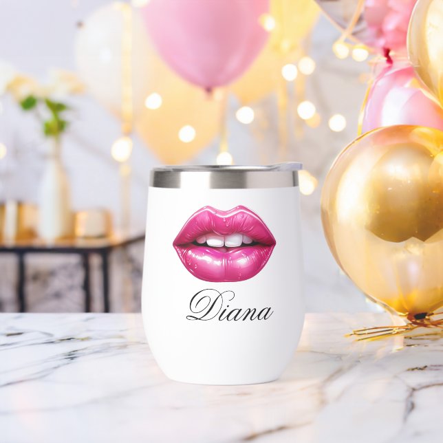 Personalizado Personalizado Sus Lips De Nombre (Despedida de soltero)