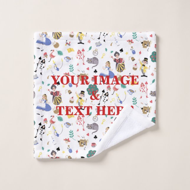 Personalizado personalizado tu propia tela para la (Toallita)