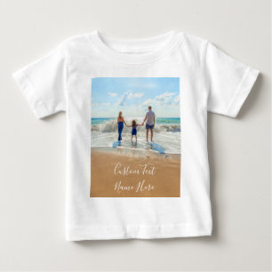 Personalizado Photo Baby Camiseta tus fotos y text