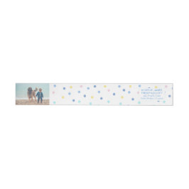 Personalizado Photo Colorful Confetti