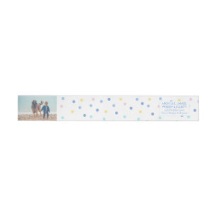 Personalizado Photo Colorful Confetti