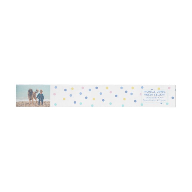 Personalizado Photo Colorful Confetti (Individual)