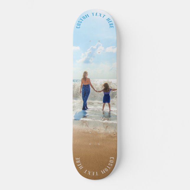 Personalizado Photo Skateboard Regale sus fotos y  (Anverso)