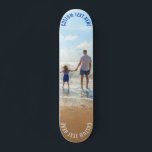 Personalizado Photo Text Skateboard Tu propio dise<br><div class="desc">Patines de fotos y texto personalizado - Única tu propia familia personalizada de diseño / amigos o regalo de skateboard personal - Añadir tu foto y texto / nombre / más - Redimensionar y mover o eliminar y agregar elementos / imágenes con la herramienta Personalización ! Elija fuente / tamaño...</div>