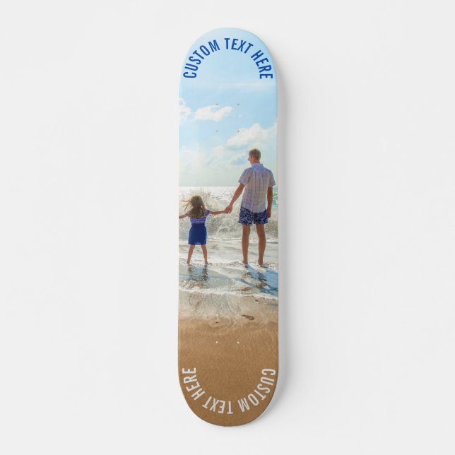 Personalizado Photo Text Skateboard Tu propio dise (Anverso )
