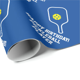 Personalizado pickleball tenis jugador de papel de