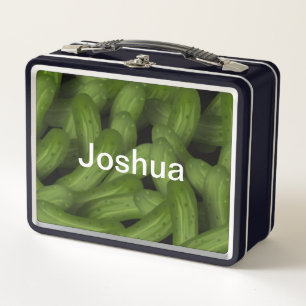 Personalizado Pickles caja de almuerzo Metalizado