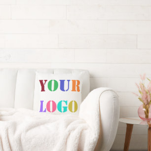 Personalizado Plantilla de almohada del logotipo d