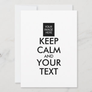 Personalizado por completo MANTENER CALMA Y TU TEX