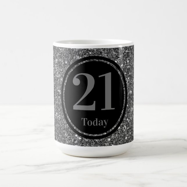 Personalizado por el año 21ª taza especial de cump (Centro)