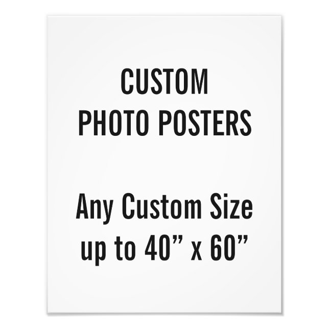 Personalizado Poster de fotos de 11" x 14", hasta  (Frente)