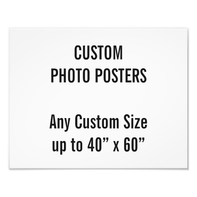 Personalizado Poster de fotos de 14" x 11", hasta  (Frente)