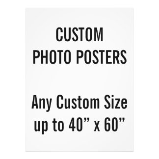 Personalizado Poster de fotos de 36" x 48", hasta 