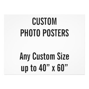 Personalizado Poster de fotos de 48" x 36", hasta 