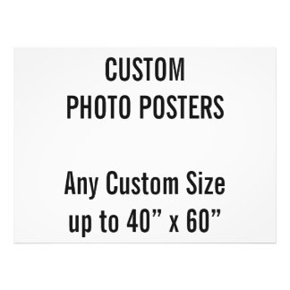 Personalizado Poster de fotos de 48" x 36", hasta 