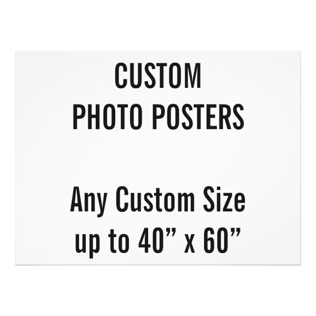 Personalizado Poster de fotos de 48" x 36", hasta  (Frente)