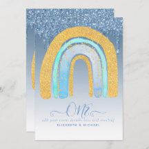 PERSONALIZADO Primer cumpleaños Purpurina de Plata