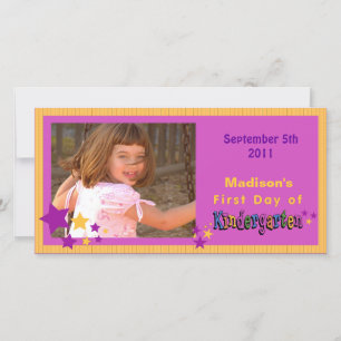 Personalizado Primer día de kindergarten personali