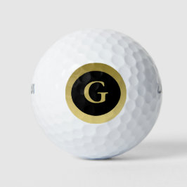 Personalizado Primer Elegante Bolas de Golf Negro 