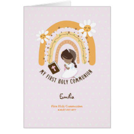 Personalizado Primero Comunión Santa Chica de pelo