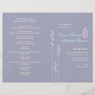 :: personalizado: Programa de Bodas Hollyhock y Am