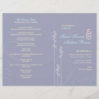 :: personalizado: Programa de Bodas Hollyhock y Am