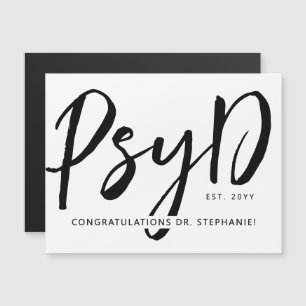Personalizado PsyD Médico de tarjeta magnética de