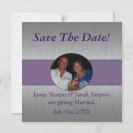 Personalizado Púrpura Y Plata Ahorra El Imán De Fe