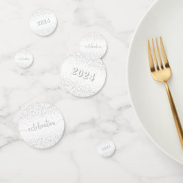 Personalizado purpurina de Año Nuevo confetti