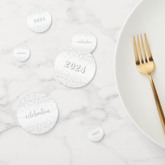 Personalizado purpurina de Año Nuevo confetti (Grupo)