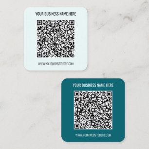 Personalizado QR Code Scan Info y tarjeta de prese