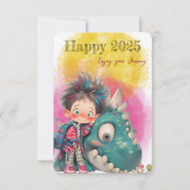 Personalizado Quirky Boy & Dinosaur