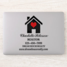 Personalizado Realtor Real Estate Pegatina de lapt