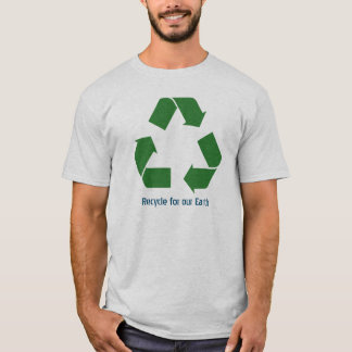 Personalizado recicle la camiseta