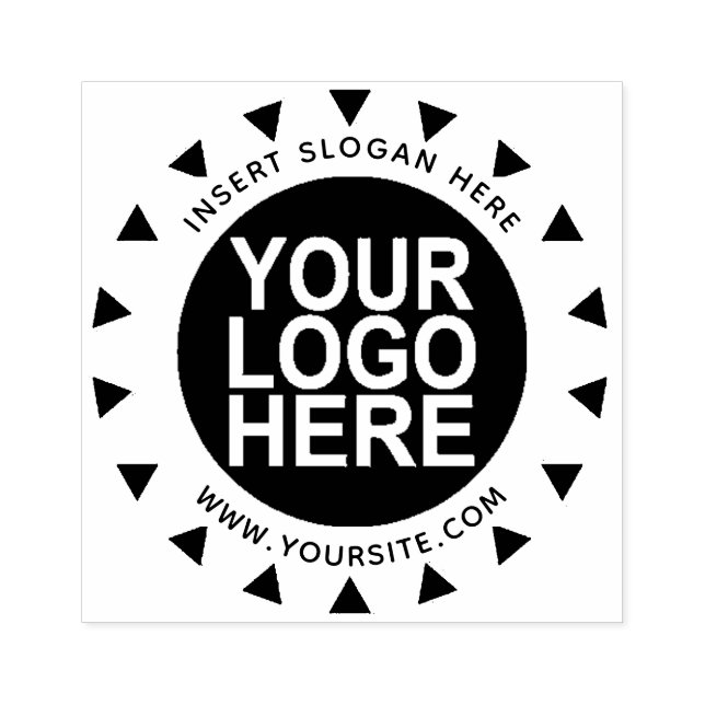 Personalizado redondo Sello de goma del logotipo d (Impresión)