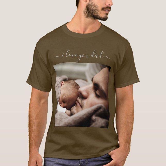 Personalizado Regalo de camiseta con foto de tu pa (Anverso)