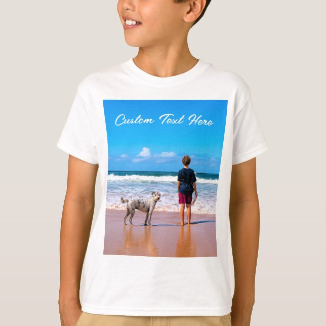 Personalizado Regalo de camiseta para niños con fo (Anverso)