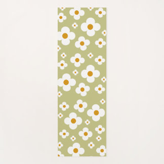 Personalizado Retro Daisy Yoga Mat