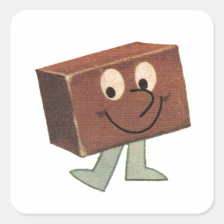 Personalizado retro Fudge Vintage Candy Pegatina