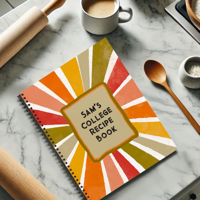 Personalizado retro moderno libro de recetas de un (Subido por el creador)