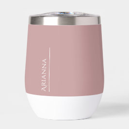 Personalizado rosa polvoriento moderno