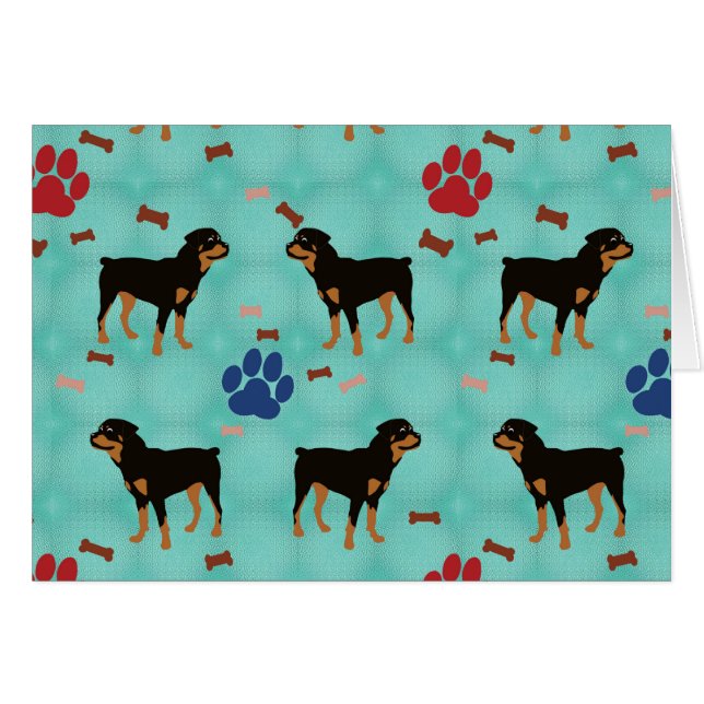 Personalizado Rottweiler (Anverso (Horizontal))