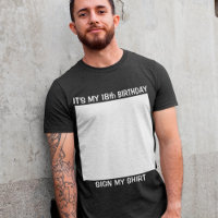 Personalizado Rótulo de cumpleaños, mi camiseta