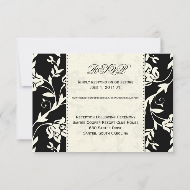 Personalizado RSVP (Anverso)