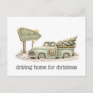 Personalizado Sage Green Gold Ruta 66 Navidad Pick