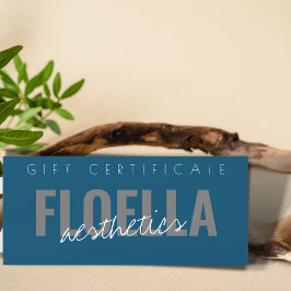 Personalizado Salon Business Moderno Certificado d