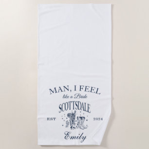 Personalizado Scottsdale Bachelorette Toalla de Pl